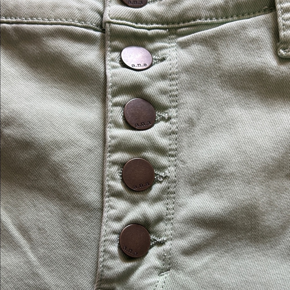 a.n.a Women's Straight Leg Jeans in Pink and Green Bundle